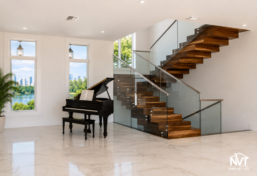 báo giá tay vịn inox cầu thang