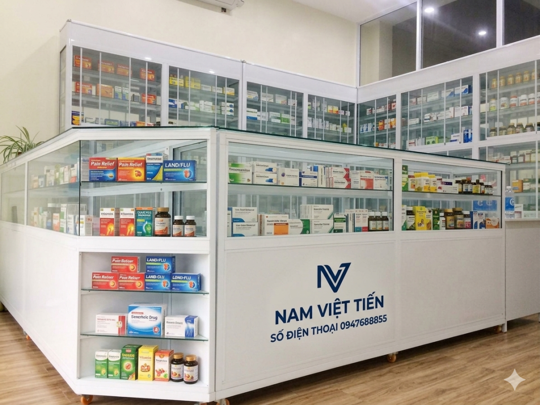tủ thuốc tây nhôm kính giá rẻ