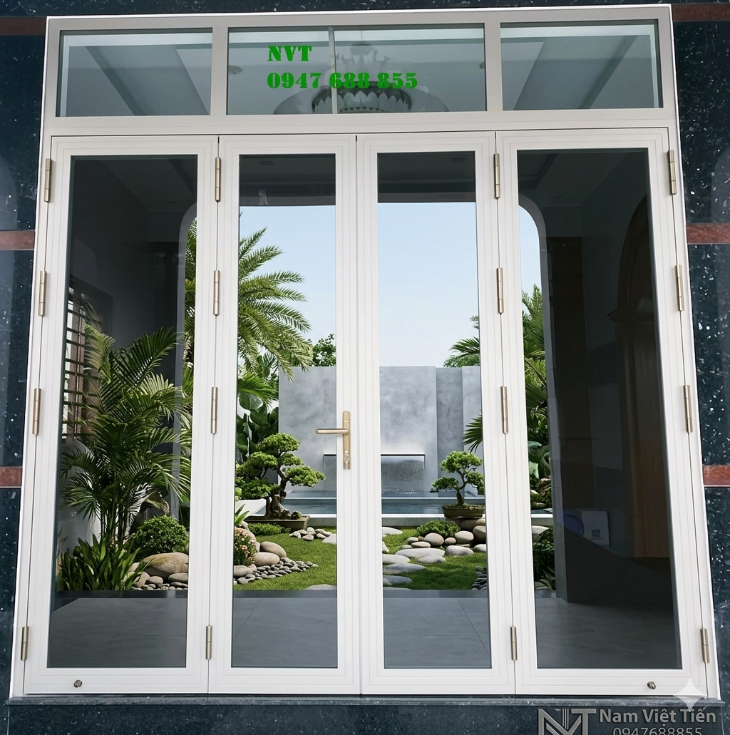 thi công cửa nhôm Xingfa cửa đi nhôm xingfa cho biệt thự tphcm