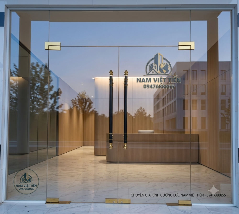 Cửa kính thủy lực cho showroom hiện đại Cửa kính thủy lực cho showroom hiện đại