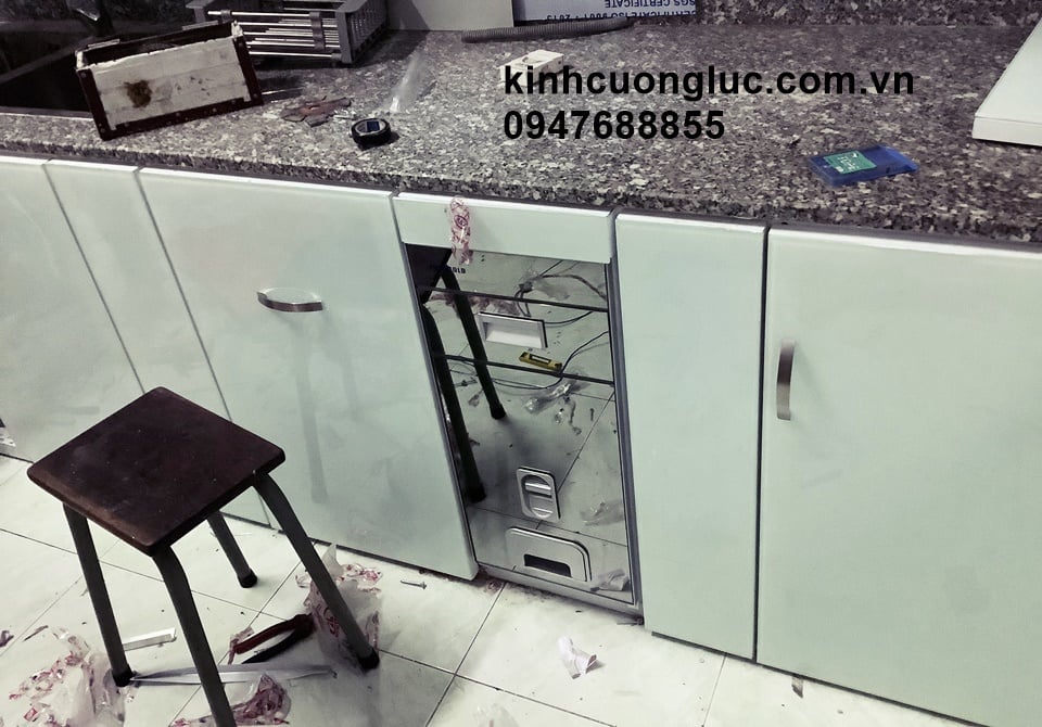 tủ nhôm bếp