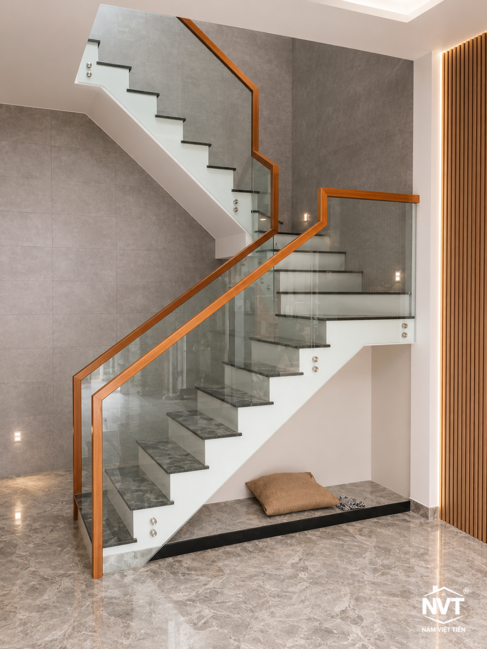 giá phụ kiện tay vịn gỗ
