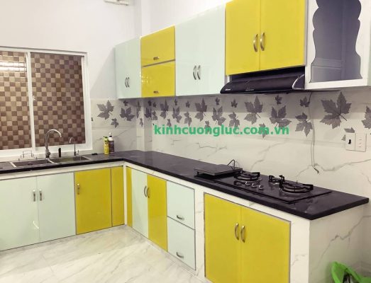 Kích Thước Phong Thủy Tủ Bếp Nhôm Kính