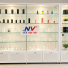 Mẫu tủ trưng bày mỹ phẩm hiện đại