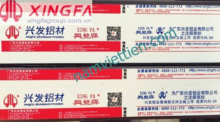 Cửa nhôm xingfa nhập khẩu tem đỏ TPHCM