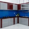 Mẫu Tủ Bếp Nhôm Kính Đẹp Hiện Đại