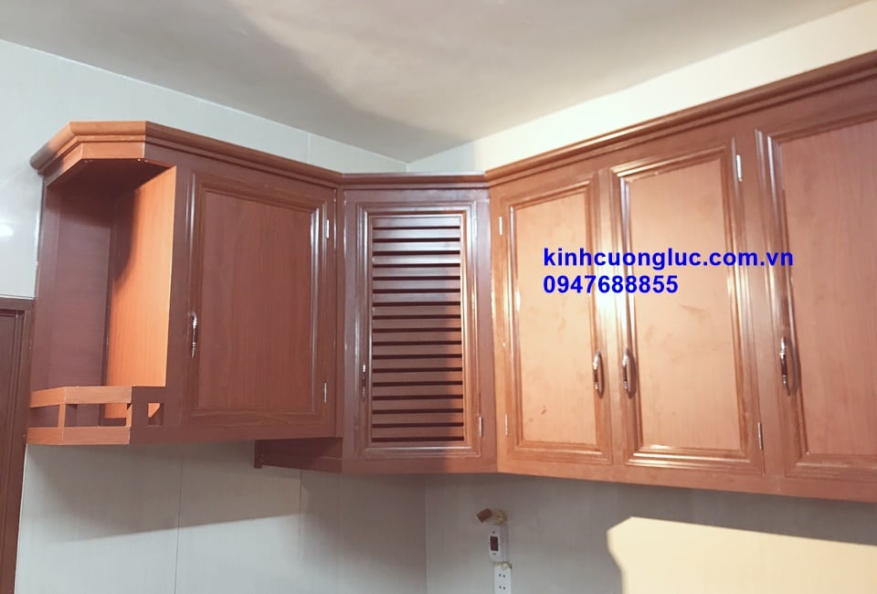 tủ bếp nhôm giá rẻ