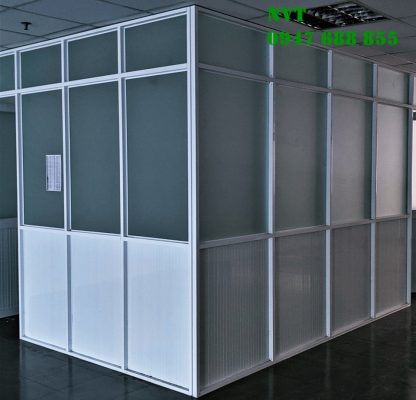 Làm vách ngăn nhôm kính tại TPHCM