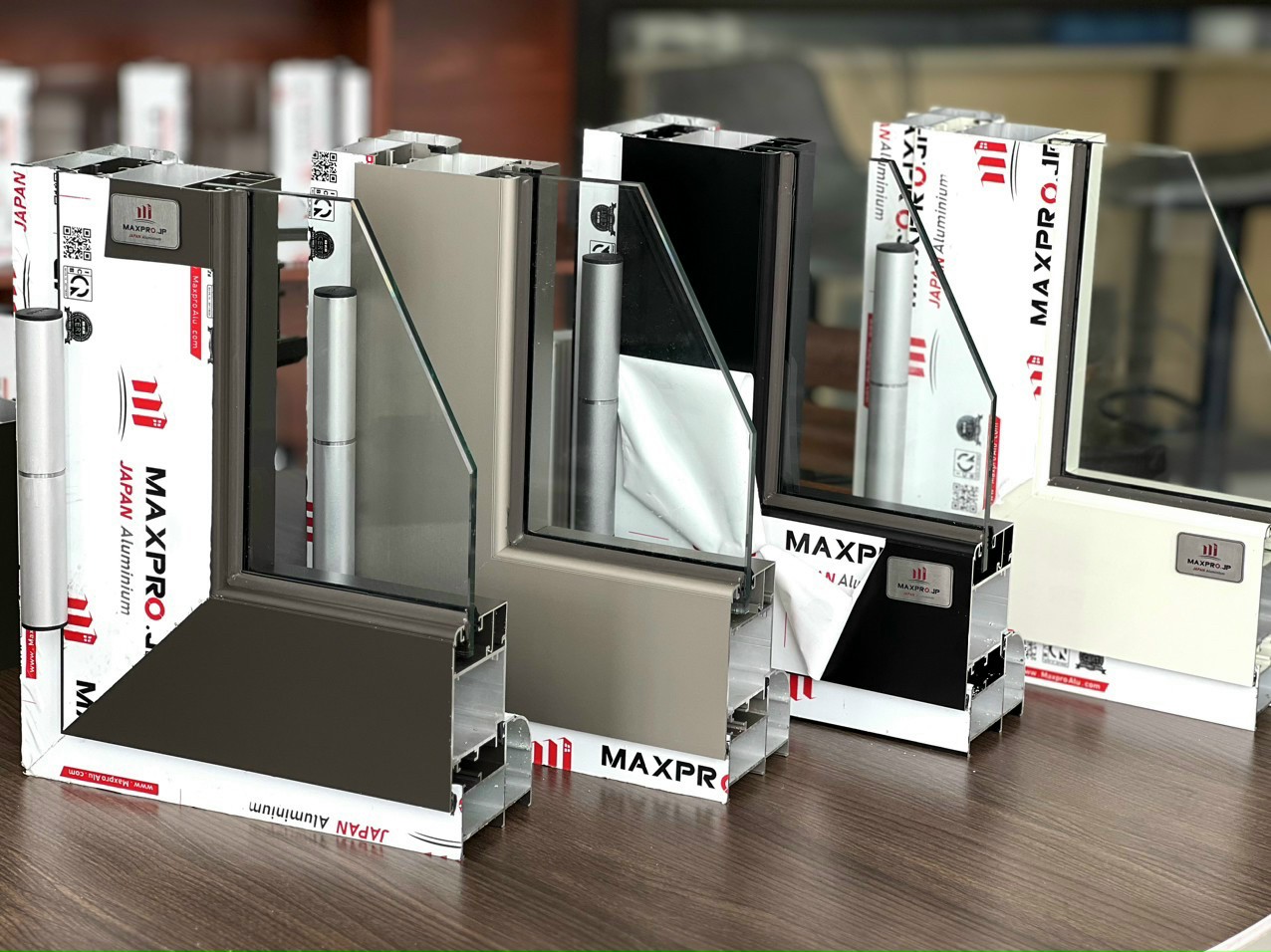 Mẫu cửa nhôm Maxpro chống nước chống ồn hiệu quả