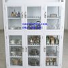 Tủ đựng chén nhôm kính cường lực cao cấp