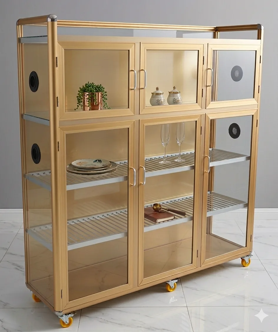 Tủ nhôm đựng chén dĩa là gì?