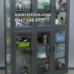 Tủ Chén Nhôm Kính Xingfa