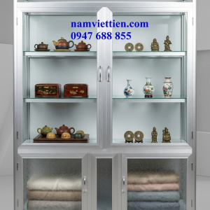 Tủ chén nhôm kính HCM