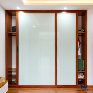 Tủ Áo Nhôm Kính Vân Gỗ