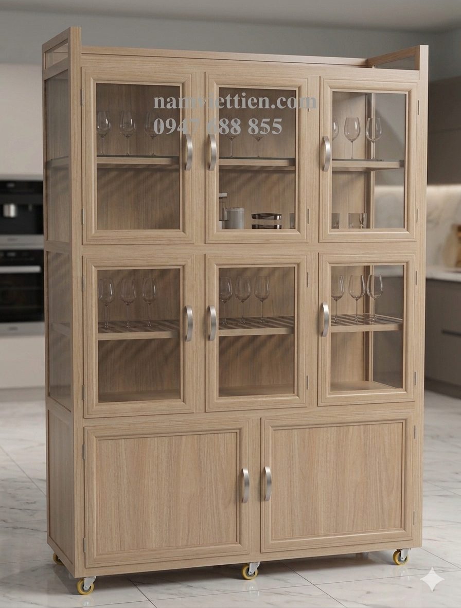 Tủ nhôm kính cao cấp cường lực - Ảnh 3