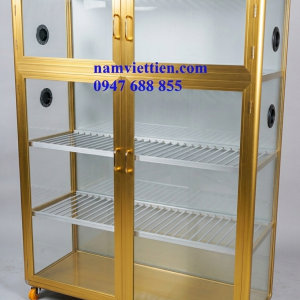 Bán tủ chén nhôm kính