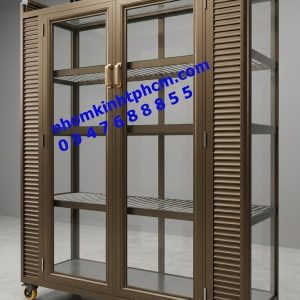 Tủ đựng chén nhôm đẹp giá rẻ