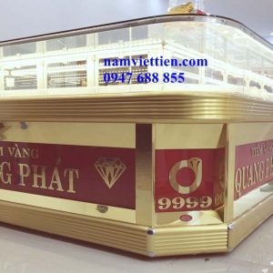 Tủ bán vàng nhôm kính giá rẻ