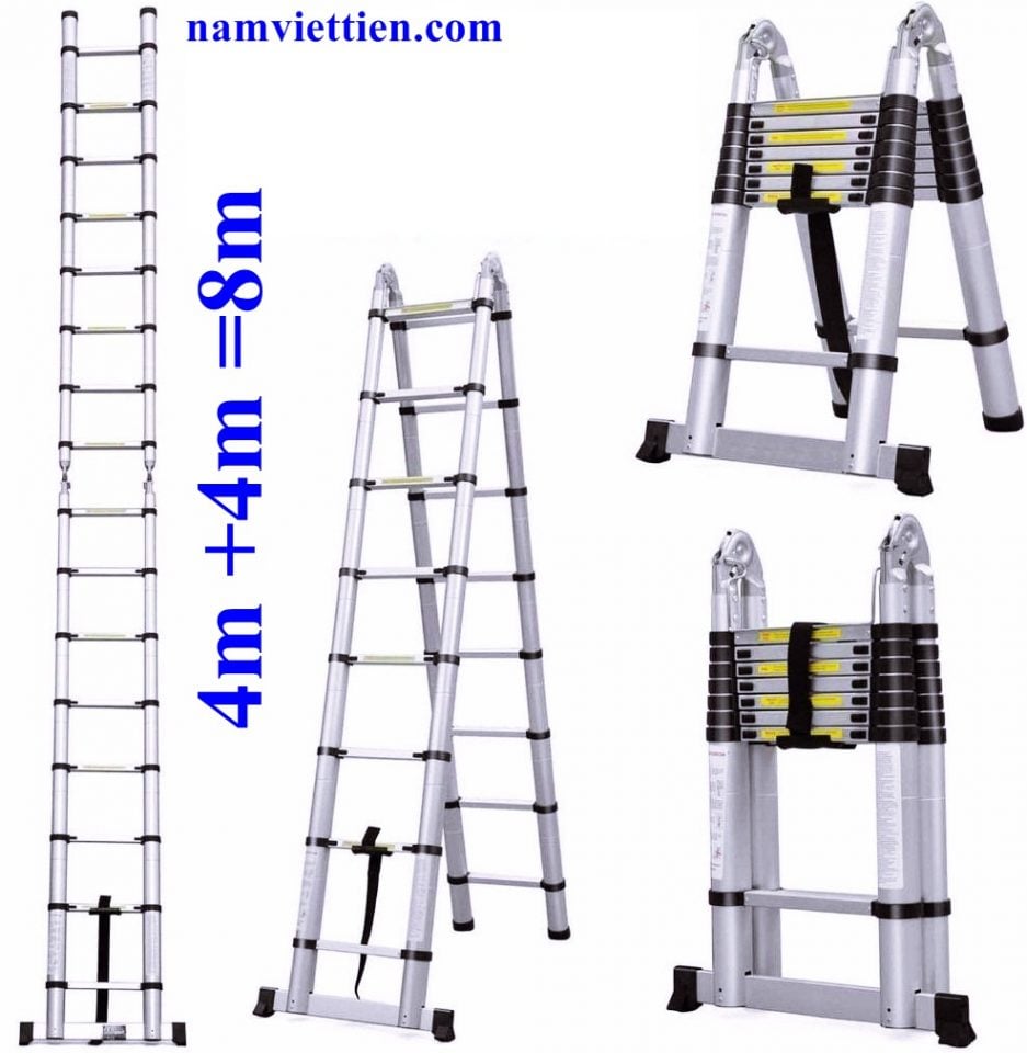 thang nhôm rút chữ a dài nhất