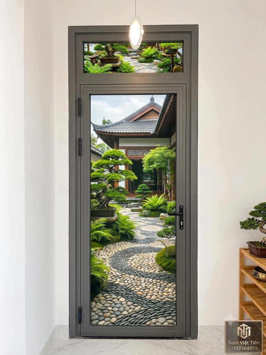Cửa Nhôm Xingfa Hệ 1000 Phào Ôm Tường