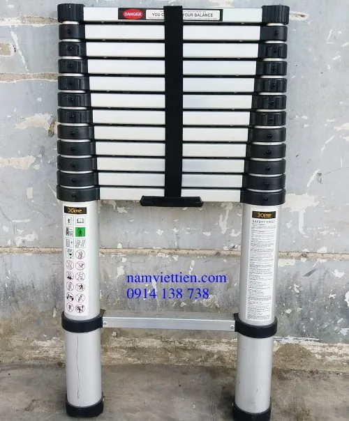 Thang nhôm rút đơn nikita 3m8 giá rẻ