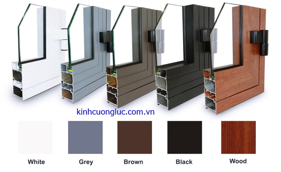 Cửa nhôm Xingfa màu nào đẹp được ưa chuộng