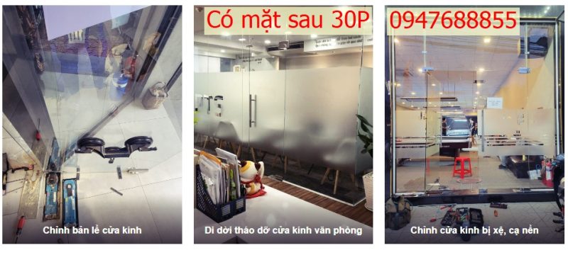 Các dịch vụ sửa cửa kính tại Quận 1 TPHCM