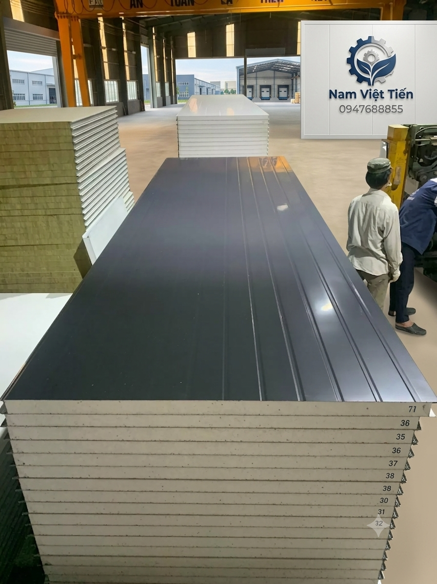 vách ngăn panel cách nhiệt nhà xưởng