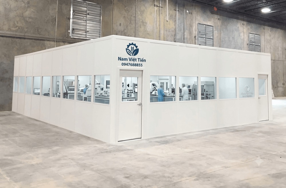 lắp đặt vách ngăn panel công nghiệp