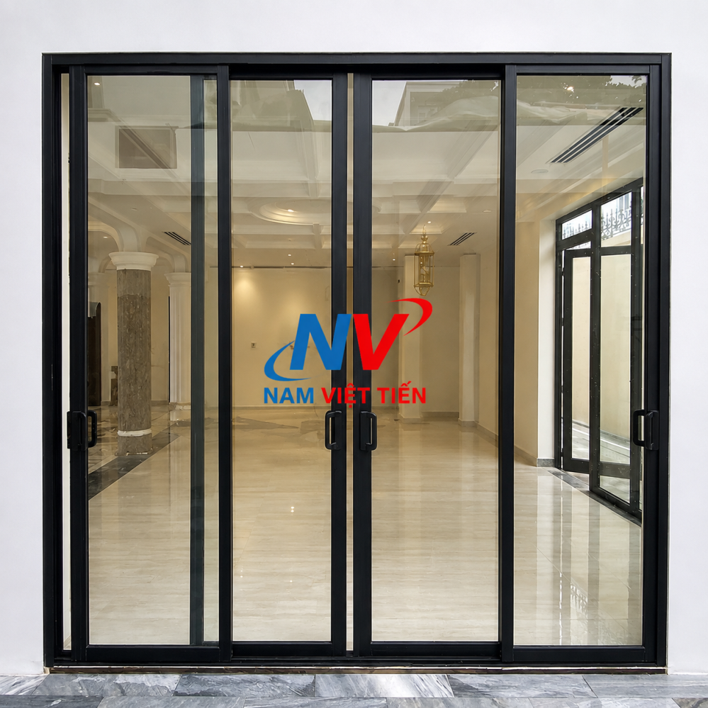 Khi nào nên dùng cửa lùa 4 cánh Cửa lùa nhôm Xingfa 4 cánh