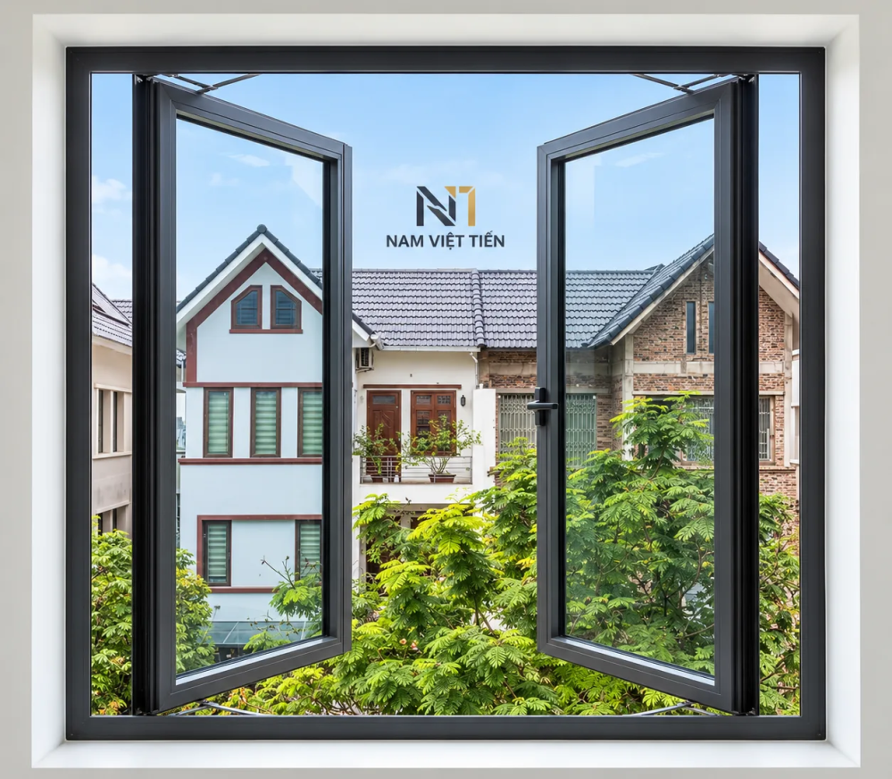 Cửa sổ nhôm Xingfa 2 cánh Cửa sổ nhôm Xingfa 2 cánh