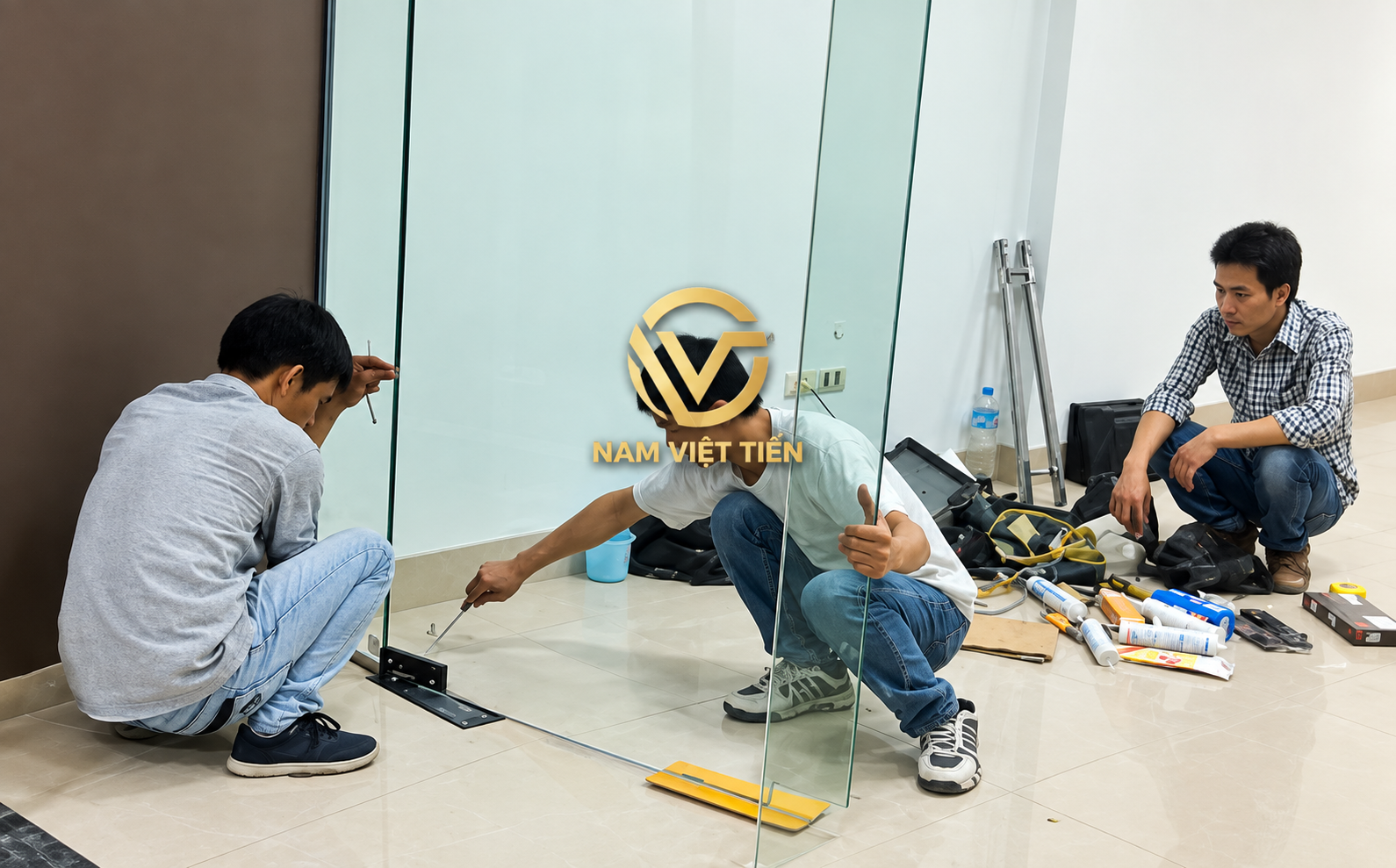 Các lỗi thường gặp ở cửa kính cường lực