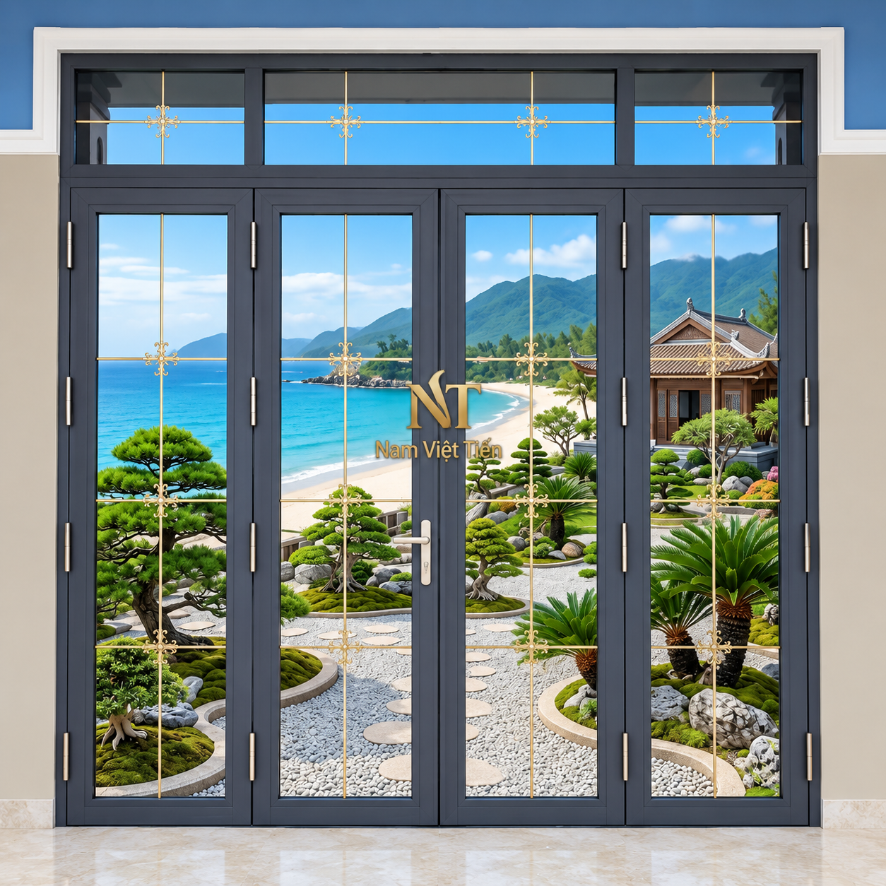 Mẫu cửa đi nhôm Xingfa
