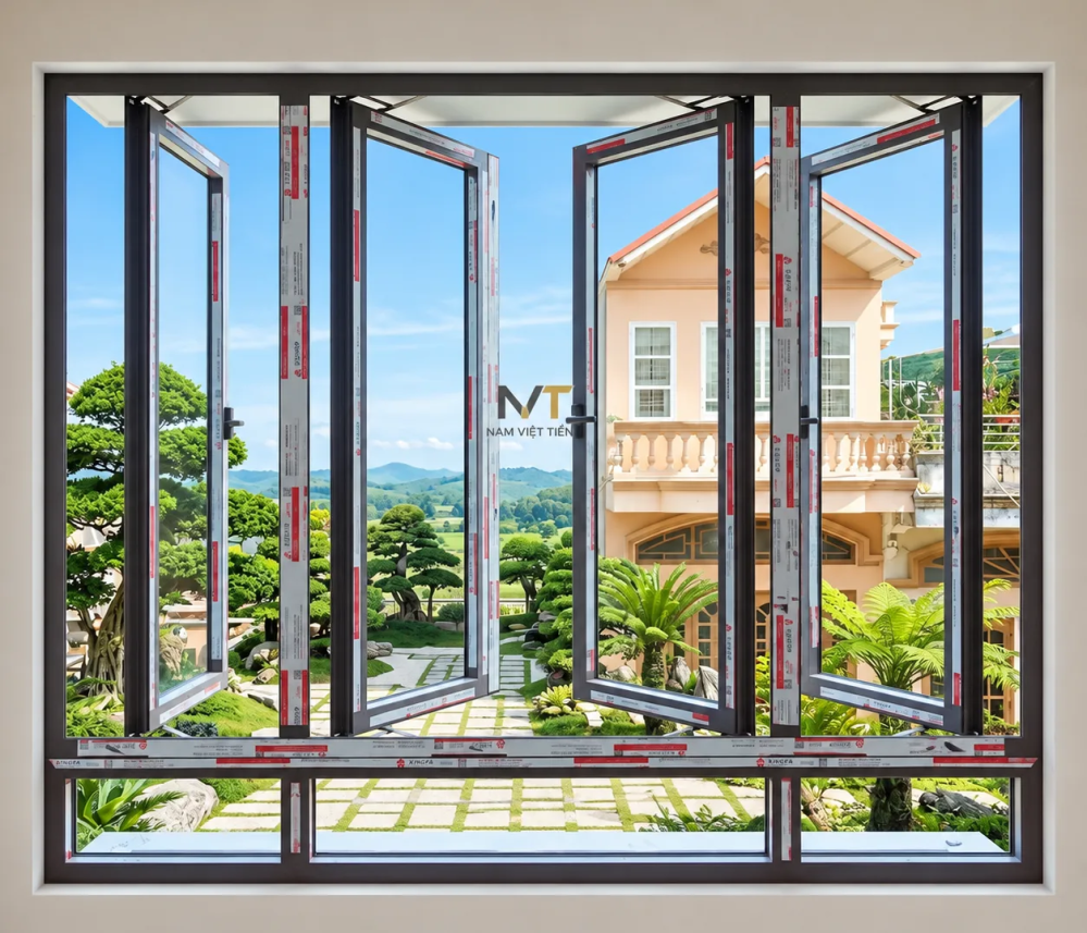 Mẫu cửa sổ nhôm Xingfa