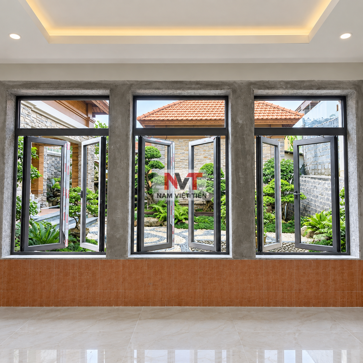 Mẫu cửa sổ nhôm Xingfa