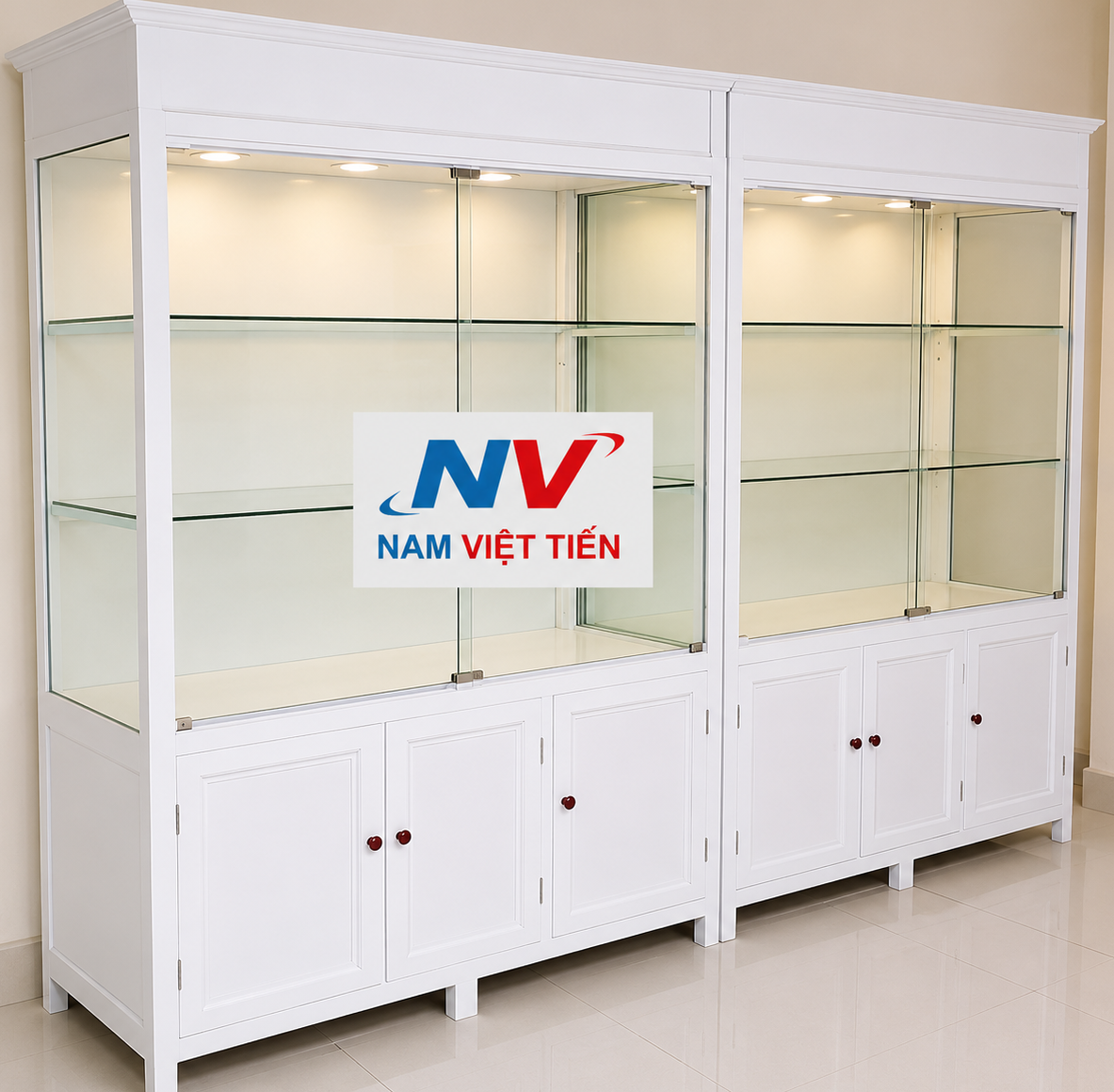 Tủ mỹ phẩm có đèn chiếu sáng