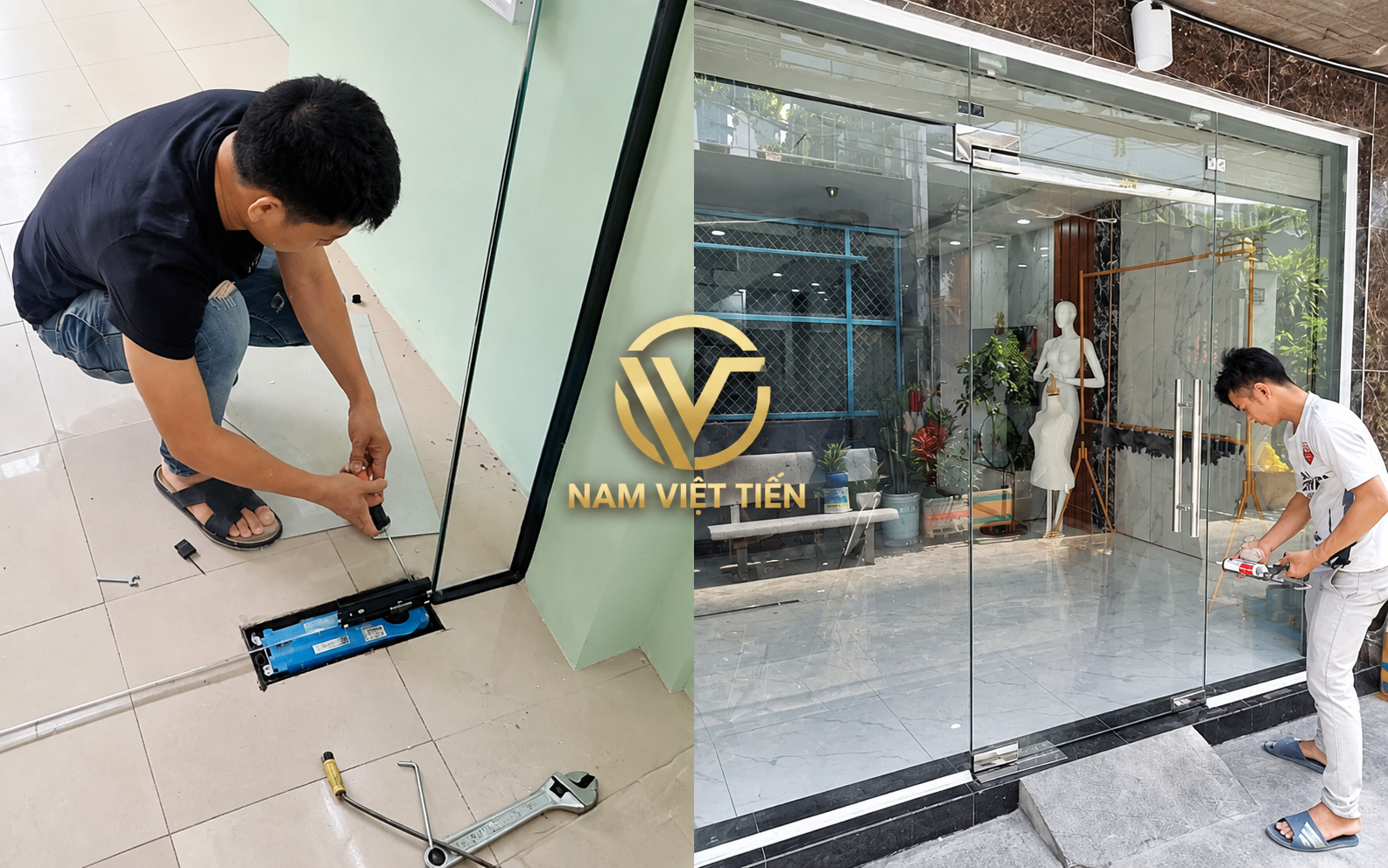 Dịch vụ sửa cửa kính cường lực tại TPHCM