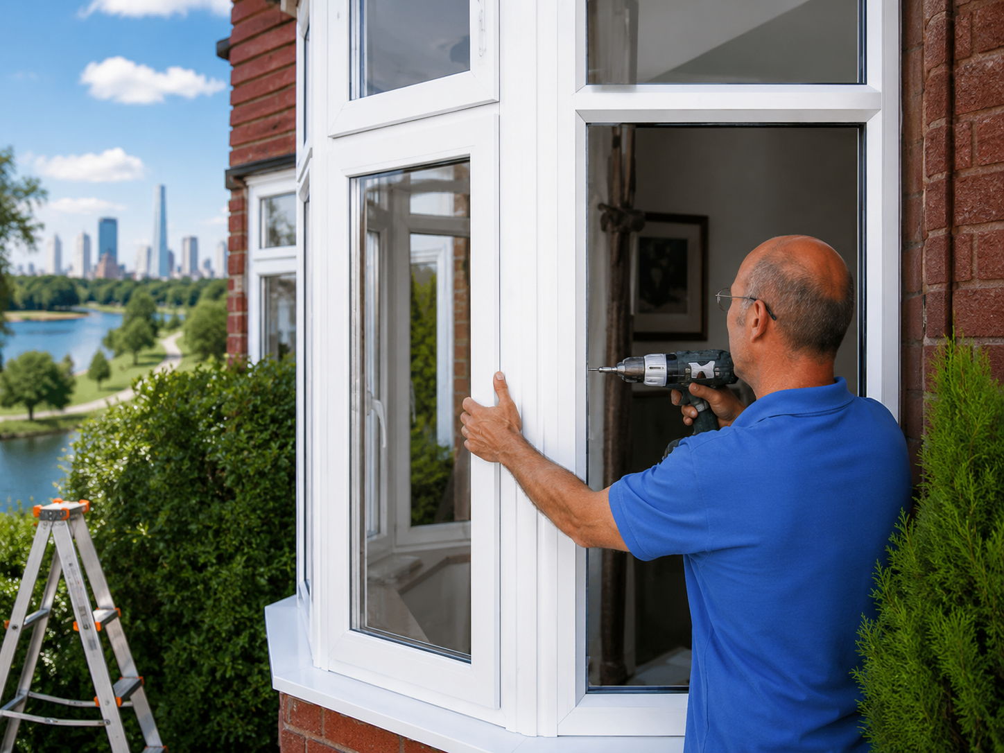 Căn chỉnh cánh cửa nhôm bị xệ