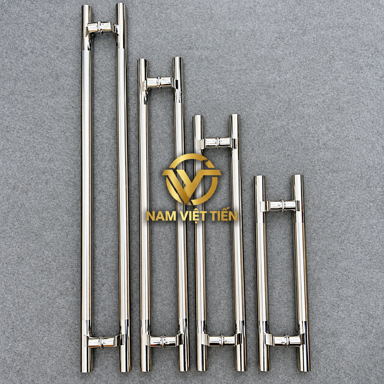 Mẫu tay nắm cửa kính cường lực inox